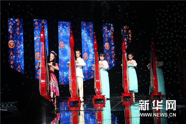 弘扬中华传统文化 箜篌娃娃们的风采